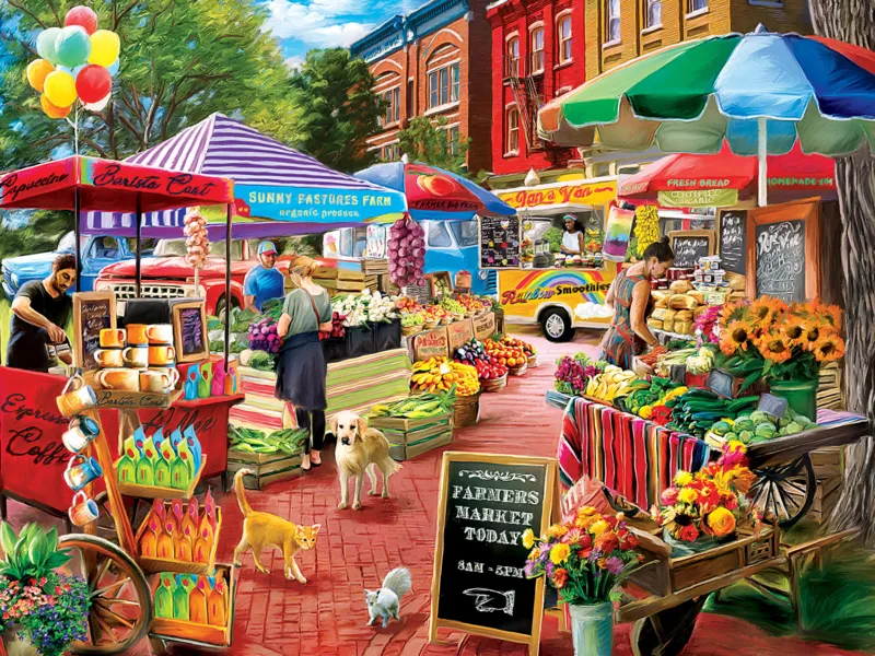 Farmer's Market - Auf dem Platz