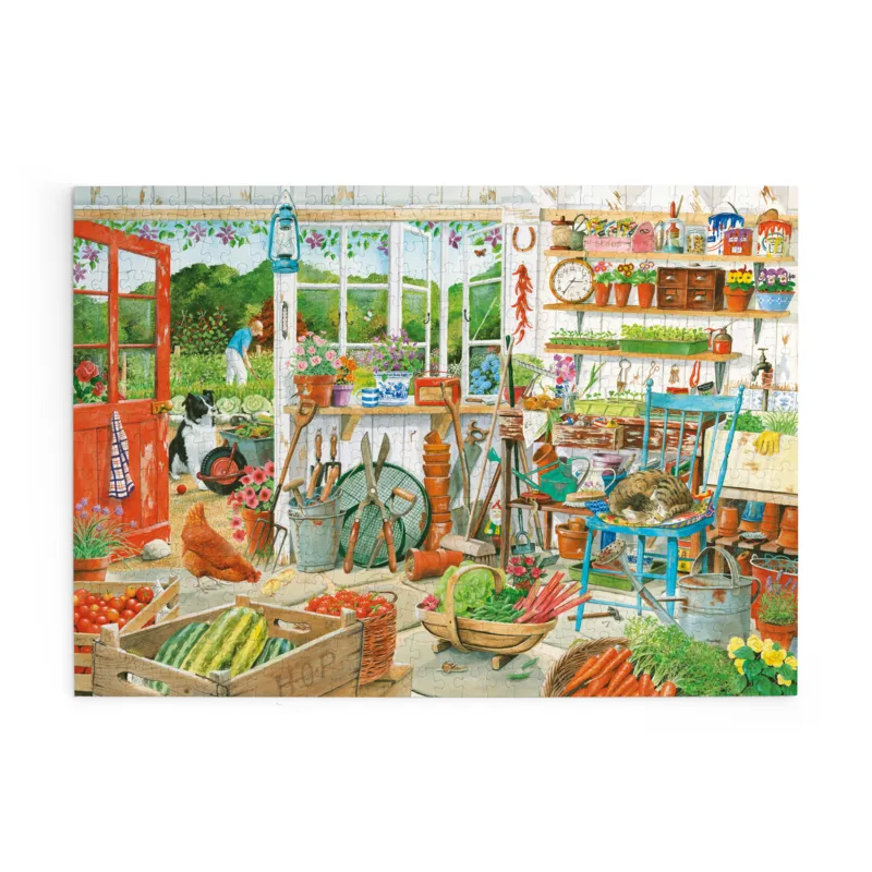 4 Puzzles - Grüne Daumen