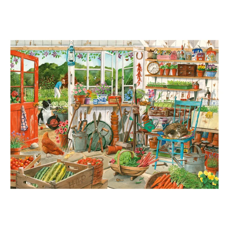 4 Puzzles - Grüne Daumen