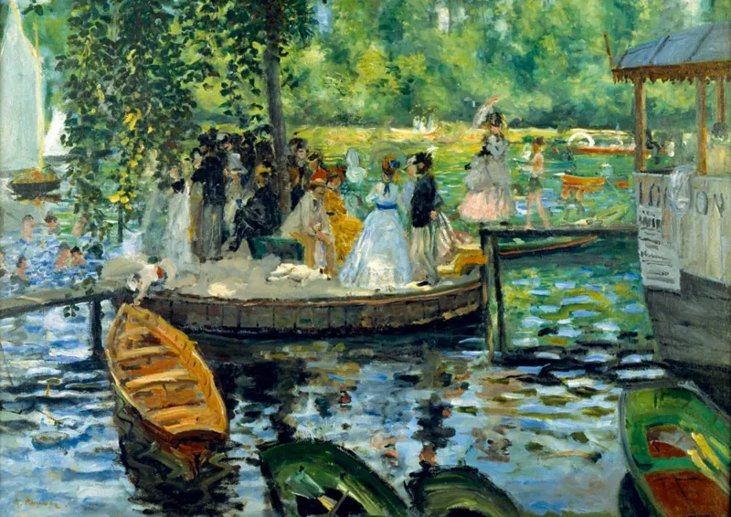 Renoir - La Grenouillère, 1869