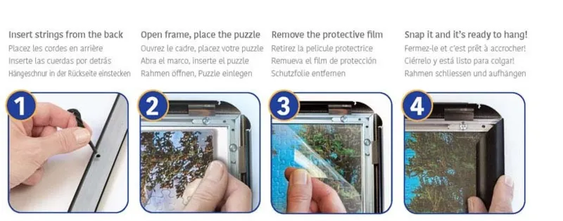 Rahmen für Puzzles 12 bis 500 Teilen