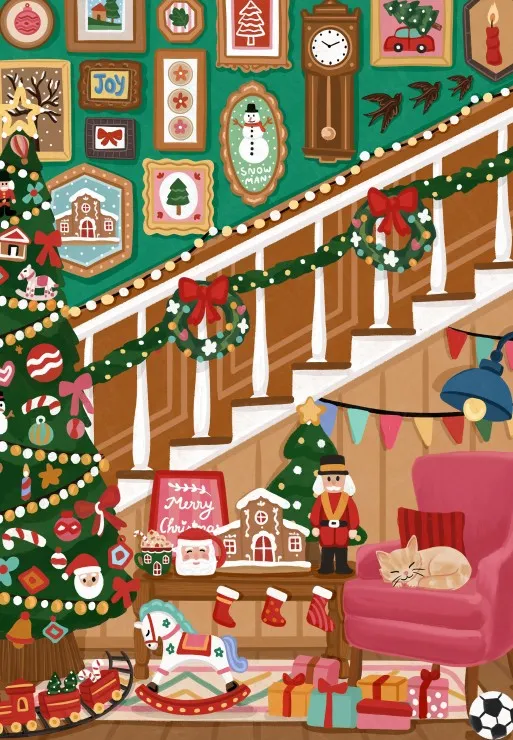Weihnachts-Treppe