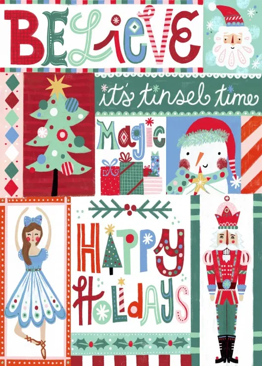 Weihnachts-Collage
