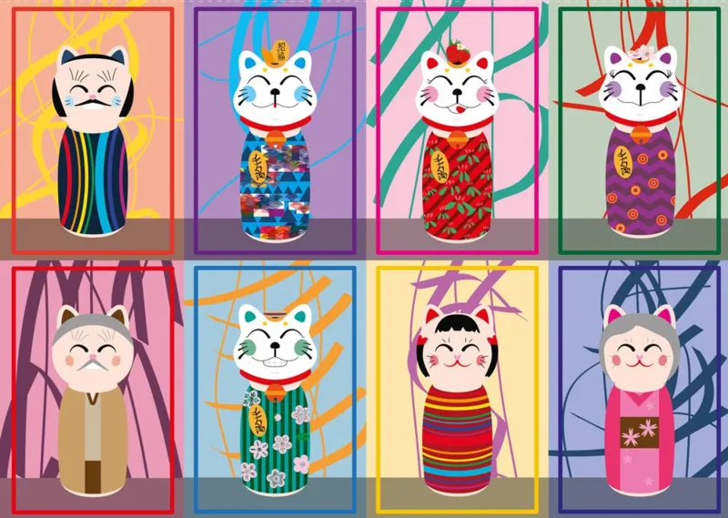 Maneki Kokeshi