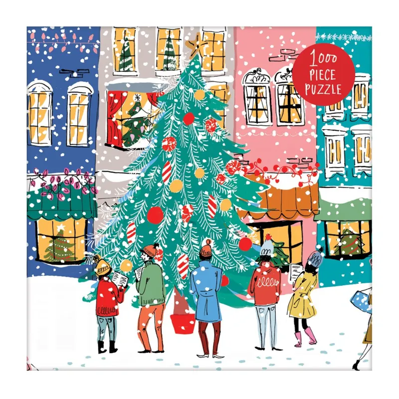 Weihnachtslieder – 1000-teiliges Puzzle in Quadratischer Box