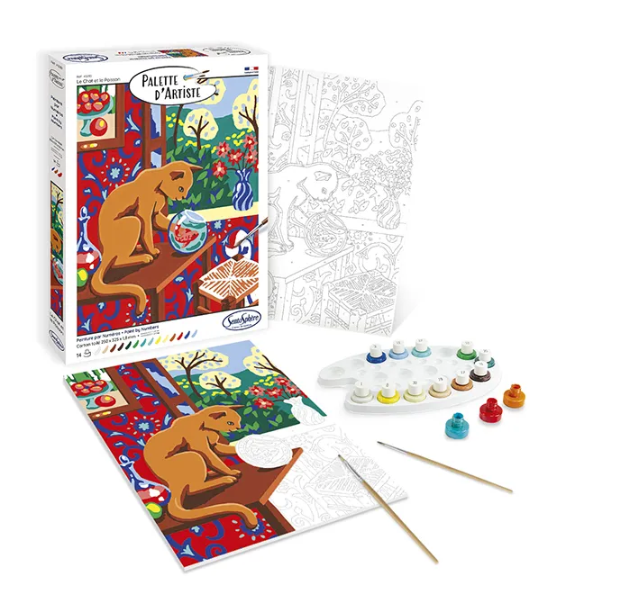 Palette D'Artiste - Die Katze Und Der Fisch