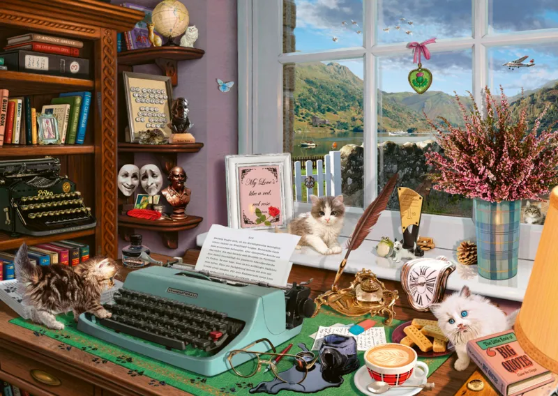 Secret Puzzle - Steve Read: Am Schreibtisch
