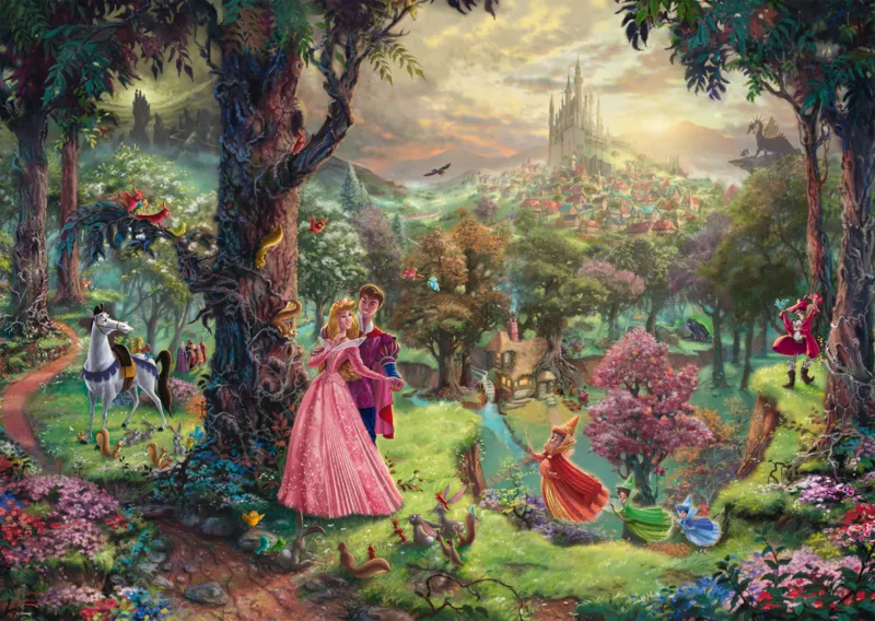 Thomas Kinkade - Disney - Dornröschen