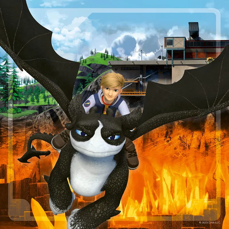 3 Puzzles - Dragons
