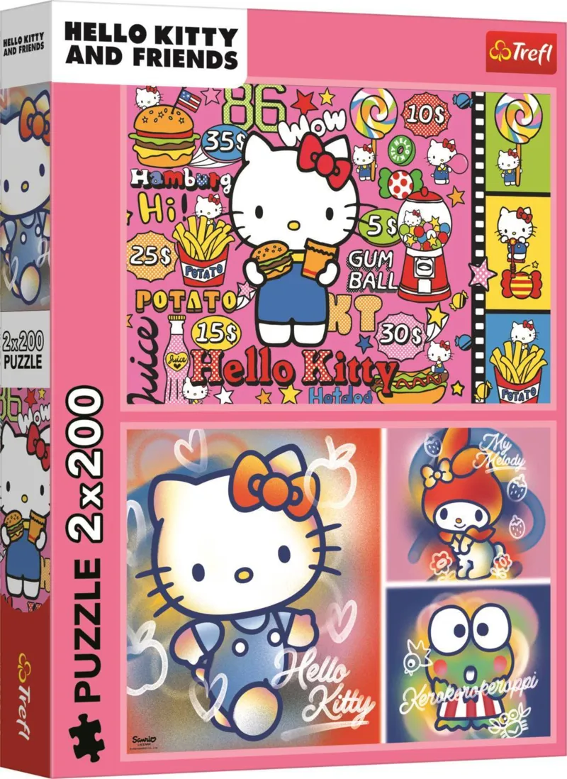 2 Puzzles - Hello Kitty and friends - Hello Kitty