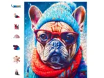 Holzpuzzle - Gustav mürrischer Bulldog