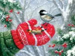 Winterliche Begegnung