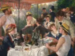 2 Puzzles - Auguste Renoirs Kunst: Frühstück der Ruderer - La Grenouillère