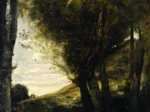 Jean-Baptiste-Camille Corot: Saint Sebastian Succored by the Holy Women, 1874