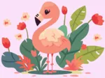 Mon Joli Flamant Rose
