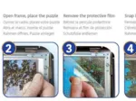 Rahmen für Puzzles 12 bis 500 Teilen