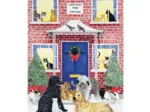 Weihnachtshütte – Quadratisches Box-Puzzle mit 1000 Teilen