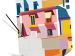 Malen nach Zahlen - CreArt - Leinwand Edition - Bunte Pferde