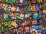 Thailändischer Schwimmender Markt