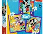 3 Puzzles - Mickey and his Merry Crew