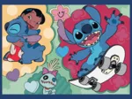 4 Puzzles - Space Stitch + 1 Poster